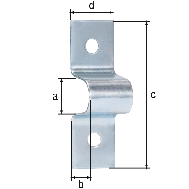 Gâche, Matériau: Acier brut, Finition: zinguée, largueur: 11 mm, Hauteur d'ouverture: 16 mm, Longueur totale: 54 mm, Largeur totale: 16 mm, Nombre de trous: 2, Trou: Ø5 mm Gâche, Matériau: Acier brut, Finition: zinguée, largueur: 11 mm, Hauteur d'ouverture: 16 mm, Longueur totale: 54 mm, Largeur totale: 16 mm, Nombre de trous: 2, Trou: Ø5 mm