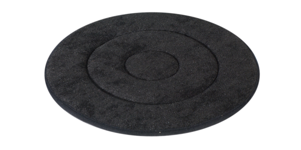 Rotary pad, Material: base plate: plastic, cushion: foam with synthetic fur covering, Height: 20 mm, Diameter: 420 mm Rotary pad, Material: base plate: plastic, cushion: foam with synthetic fur covering, Height: 20 mm, Diameter: 420 mm
