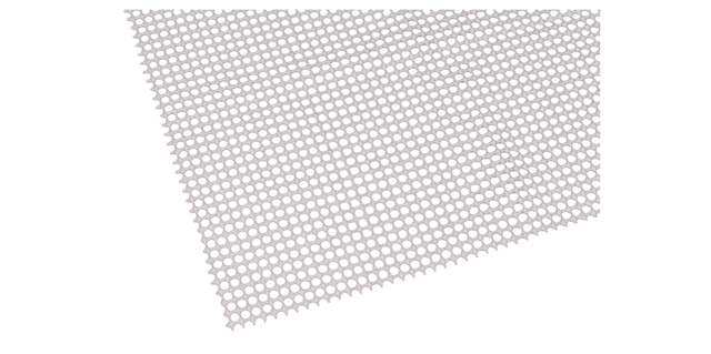 Teppichstopper, Material: PVC, Farbe: weiß, Länge: 1200 mm, Breite: 800 mm