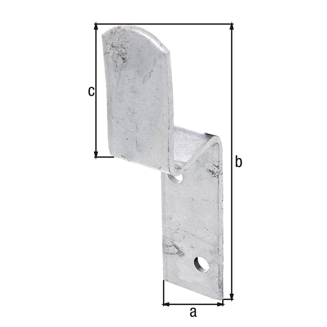 Raccord pour clôture, Matériau: Acier brut, Finition: galvanisée à chaud, Largeur totale: 34 mm, Hauteur totale: 160 mm, Hauteur du crochet: 66 mm, Épaisseur du matériau: 4,00 mm, Nombre de trous: 2, Trou: Ø9 mm Raccord pour clôture, Matériau: Acier brut, Finition: galvanisée à chaud, Largeur totale: 34 mm, Hauteur totale: 160 mm, Hauteur du crochet: 66 mm, Épaisseur du matériau: 4,00 mm, Nombre de trous: 2, Trou: Ø9 mm