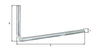 Raccord pour clôture, Matériau: Acier brut, Finition: zinguée, à visser, Longueur totale: 190 mm, Hauteur totale: 110 mm, Diamètre: 10,7 mm, Filetage: M12 Raccord pour clôture, Matériau: Acier brut, Finition: zinguée, à visser, Longueur totale: 190 mm, Hauteur totale: 110 mm, Diamètre: 10,7 mm, Filetage: M12