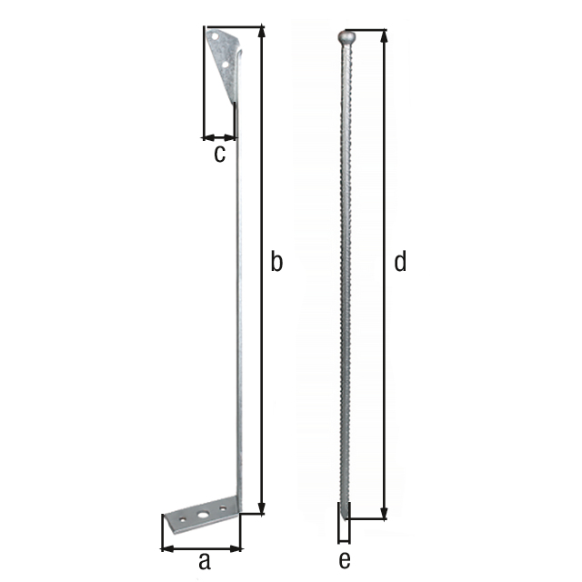 Ancre, Matériau: Acier brut, Finition: galvanisée à chaud, Large surface d'appui inférieure: 109 mm, Longueur totale de l'ancre anti-tempête: 637 mm, Large surface d'appui supérieure: 50 mm, Longueur totale du piquet: 700 mm, Ø de la cheville: 12 mm, Acier plat: 40 x 5 mm, Trou: Ø9 / Ø16 mm Ancre, Matériau: Acier brut, Finition: galvanisée à chaud, Large surface d'appui inférieure: 109 mm, Longueur totale de l'ancre anti-tempête: 637 mm, Large surface d'appui supérieure: 50 mm, Longueur totale du piquet: 700 mm, Ø de la cheville: 12 mm, Acier plat: 40 x 5 mm, Trou: Ø9 / Ø16 mm