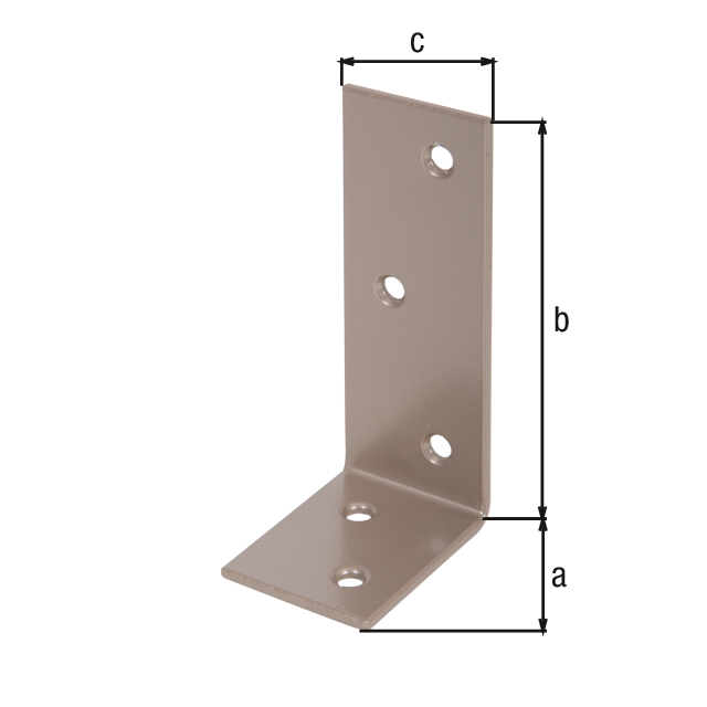DURAVIS® Balkenwinkel, ungleichschenklig, mit versenkten Schraublöchern, Material: Stahl, blau verzinkt, Oberfläche: perlbeige duplexbeschichtet RAL 1035, Tiefe: 40 mm, Höhe: 80 mm, Breite: 30 mm, Materialstärke: 2,00 mm, Anzahl Löcher: 5, Loch: Ø4,5 mm, 20 Jahre Garantie gegen Durchrosten DURAVIS® Balkenwinkel, ungleichschenklig, mit versenkten Schraublöchern, Material: Stahl, blau verzinkt, Oberfläche: perlbeige duplexbeschichtet RAL 1035, Tiefe: 40 mm, Höhe: 80 mm, Breite: 30 mm, Materialstärke: 2,00 mm, Anzahl Löcher: 5, Loch: Ø4,5 mm, 20 Jahre Garantie gegen Durchrosten