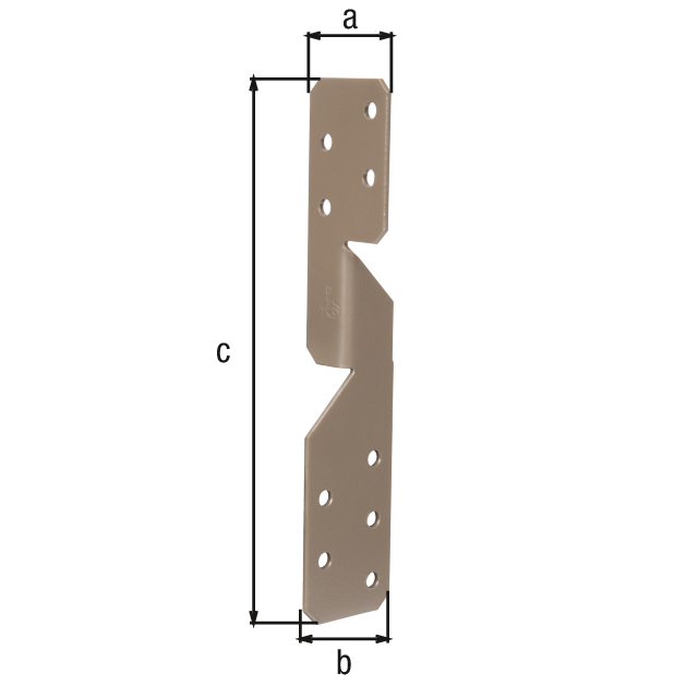 DURAVIS® Sparren-Pfettenanker, universal verwendbar, Material: Stahl, sendzimirverzinkt, Oberfläche: perlbeige duplexbeschichtet RAL 1035, mit CE-Kennzeichnung nach ETA-14/0105, Breite: 33 mm, Tiefe: 33 mm, Höhe: 170 mm, Zulassung: Europ.Techn.Zul. ETA-14/0105, Materialstärke: 2,00 mm, Anzahl Löcher: 9, Loch: Ø5 mm, 20 Jahre Garantie gegen Durchrosten DURAVIS® Sparren-Pfettenanker, universal verwendbar, Material: Stahl, sendzimirverzinkt, Oberfläche: perlbeige duplexbeschichtet RAL 1035, mit CE-Kennzeichnung nach ETA-14/0105, Breite: 33 mm, Tiefe: 33 mm, Höhe: 170 mm, Zulassung: Europ.Techn.Zul. ETA-14/0105, Materialstärke: 2,00 mm, Anzahl Löcher: 9, Loch: Ø5 mm, 20 Jahre Garantie gegen Durchrosten