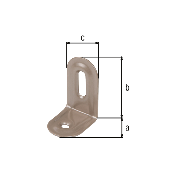 DURAVIS® Verstellwinkel, geprägt, mit versenkten Schraublöchern, Material: Stahl, blau verzinkt, Oberfläche: perlbeige duplexbeschichtet RAL 1035, Tiefe: 28 mm, Höhe: 40 mm, Breite: 22 mm, Materialstärke: 1,00 mm, Anzahl Löcher: 1 / 1, Loch: 4,5 x 16 / Ø4,5 mm, 20 Jahre Garantie gegen Durchrosten DURAVIS® Verstellwinkel, geprägt, mit versenkten Schraublöchern, Material: Stahl, blau verzinkt, Oberfläche: perlbeige duplexbeschichtet RAL 1035, Tiefe: 28 mm, Höhe: 40 mm, Breite: 22 mm, Materialstärke: 1,00 mm, Anzahl Löcher: 1 / 1, Loch: 4,5 x 16 / Ø4,5 mm, 20 Jahre Garantie gegen Durchrosten