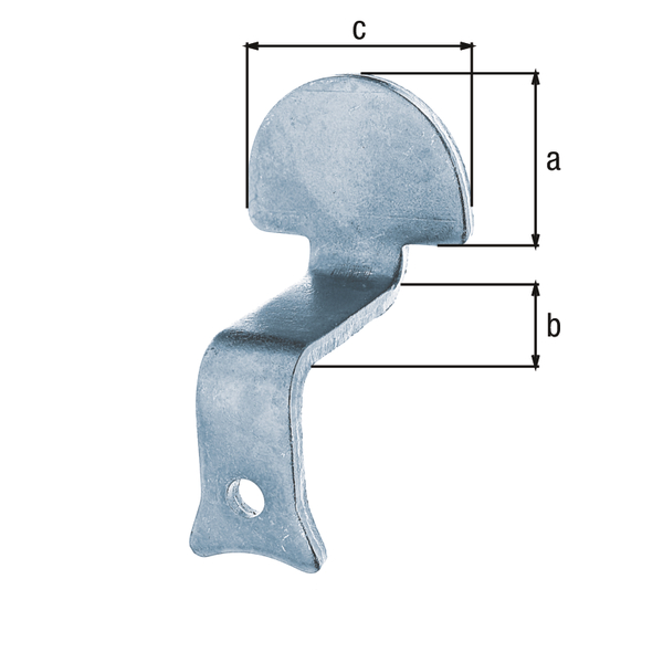 Butée de volet coudée, Matériau: Acier brut, Finition: zinguée, à sceller, Hauteur: 25 mm, Profondeur: 40 mm, Largeur: 38 mm, Épaisseur du matériau: 4,00 mm, Nombre de trous: 1, Trou: Ø6 mm Butée de volet coudée, Matériau: Acier brut, Finition: zinguée, à sceller, Hauteur: 25 mm, Profondeur: 40 mm, Largeur: 38 mm, Épaisseur du matériau: 4,00 mm, Nombre de trous: 1, Trou: Ø6 mm