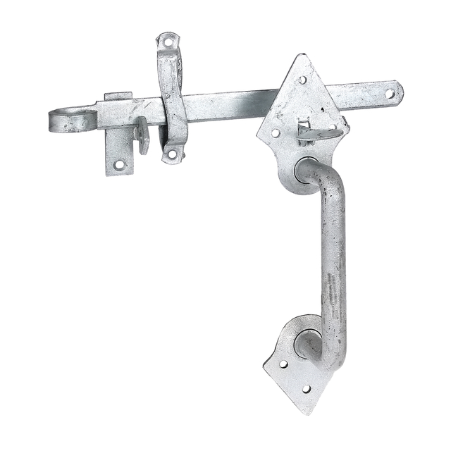 Poignée pour portails tressés et portails légers en bois, Matériau: Acier brut, Finition: galvanisée à chaud, à visser, Longueur: 260 mm, Liste des pièces SAP Poignée pour portails tressés et portails légers en bois, Matériau: Acier brut, Finition: galvanisée à chaud, à visser, Longueur: 260 mm, Liste des pièces SAP