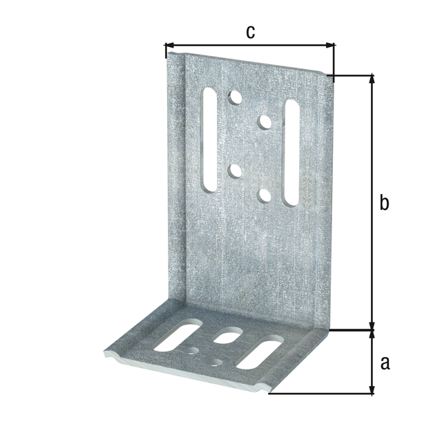 Escuadra de ensamblaje para aislamiento exterior, Material: Acero crudo, Superficie: acero galvanizado Sendzimir, Profundidad: 53 mm, Altura: 98 mm, Anchura: 66 mm, Espesura del material: 2,50 mm, Número de agujeros: 1 / 2 / 2 / 6, Perforación: 8,5 x 15 / 8,5 x 30 / 6,5 x 40 / Ø5,5 mm, CutCase Escuadra de ensamblaje para aislamiento exterior, Material: Acero crudo, Superficie: acero galvanizado Sendzimir, Profundidad: 53 mm, Altura: 98 mm, Anchura: 66 mm, Espesura del material: 2,50 mm, Número de agujeros: 1 / 2 / 2 / 6, Perforación: 8,5 x 15 / 8,5 x 30 / 6,5 x 40 / Ø5,5 mm, CutCase