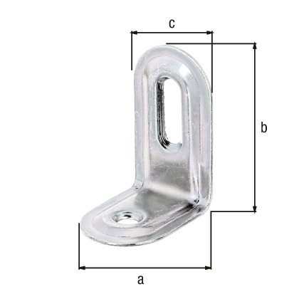Verstellwinkel, geprägt, mit versenkten Schraublöchern, Material: Stahl roh, Oberfläche: galvanisch verzinkt, Dickschichtschutz, Tiefe: 28 mm, Höhe: 40 mm, Breite: 22 mm, Materialstärke: 1,00 mm, Anzahl Löcher: 1 / 1, Loch: 4,5 x 16 / Ø4,5 mm, CutCase Verstellwinkel, geprägt, mit versenkten Schraublöchern, Material: Stahl roh, Oberfläche: galvanisch verzinkt, Dickschichtschutz, Tiefe: 28 mm, Höhe: 40 mm, Breite: 22 mm, Materialstärke: 1,00 mm, Anzahl Löcher: 1 / 1, Loch: 4,5 x 16 / Ø4,5 mm, CutCase