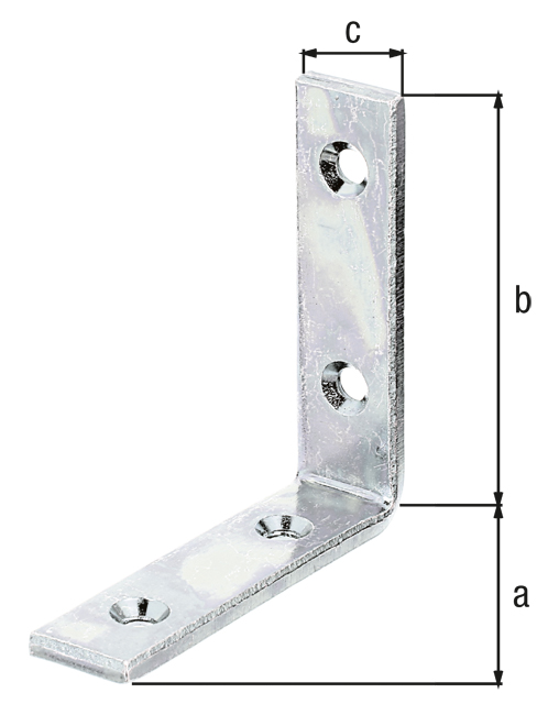 Angolare per arcarecci, modello con lati uguali, con fori per viti incassate, Materiale: acciaio grezzo, superficie: galvanizzata, passivata a strato spesso, Profondità: 80 mm, altezza: 80 mm, Larghezza: 20 mm, Spessore del materiale: 5,00 mm, Numero di fori: 4, Foro: Ø8 mm, CutCase Angolare per arcarecci, modello con lati uguali, con fori per viti incassate, Materiale: acciaio grezzo, superficie: galvanizzata, passivata a strato spesso, Profondità: 80 mm, altezza: 80 mm, Larghezza: 20 mm, Spessore del materiale: 5,00 mm, Numero di fori: 4, Foro: Ø8 mm, CutCase