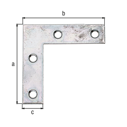 Squadretta per mobili, con fori per viti incassate, Materiale: acciaio grezzo, superficie: zincata sendzimir, altezza: 40 mm, lunghezza: 40 mm, Larghezza: 10 mm, Spessore del materiale: 1,25 mm, Numero di fori: 4, Foro: Ø3,2 mm, CutCase Squadretta per mobili, con fori per viti incassate, Materiale: acciaio grezzo, superficie: zincata sendzimir, altezza: 40 mm, lunghezza: 40 mm, Larghezza: 10 mm, Spessore del materiale: 1,25 mm, Numero di fori: 4, Foro: Ø3,2 mm, CutCase