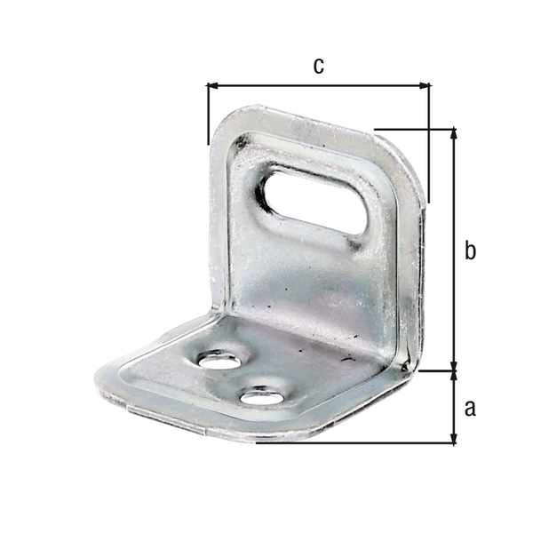 Adjustable angle connector, embossed, with countersunk screw holes, Material: raw steel, Surface: galvanised, thick-film passivated, Depth: 25 mm, Height: 25 mm, Width: 30 mm, Material thickness: 1.25 mm, No. of holes: 1 / 2, Hole: 15 x 5 / Ø5 mm, CutCase Adjustable angle connector, embossed, with countersunk screw holes, Material: raw steel, Surface: galvanised, thick-film passivated, Depth: 25 mm, Height: 25 mm, Width: 30 mm, Material thickness: 1.25 mm, No. of holes: 1 / 2, Hole: 15 x 5 / Ø5 mm, CutCase
