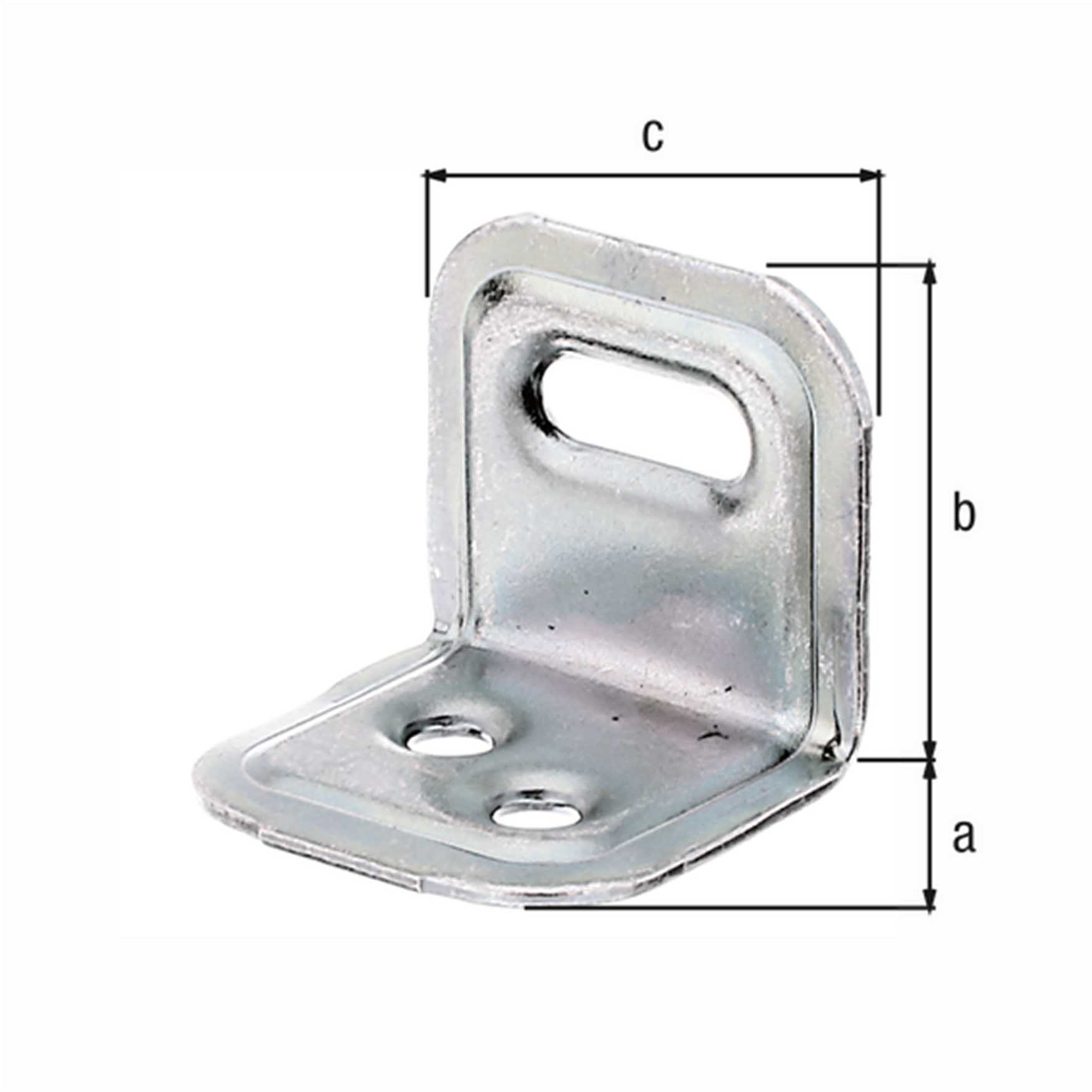 Équerre réglable emboutie, avec trous de vis fraisés, Matériau: Acier brut, Finition: galvanisée passivée, Profondeur: 25 mm, Hauteur: 25 mm, Largeur: 30 mm, Épaisseur du matériau: 1,25 mm, Nombre de trous: 1 / 2, Trou: 15 x 5 / Ø5 mm, CutCase Équerre réglable emboutie, avec trous de vis fraisés, Matériau: Acier brut, Finition: galvanisée passivée, Profondeur: 25 mm, Hauteur: 25 mm, Largeur: 30 mm, Épaisseur du matériau: 1,25 mm, Nombre de trous: 1 / 2, Trou: 15 x 5 / Ø5 mm, CutCase