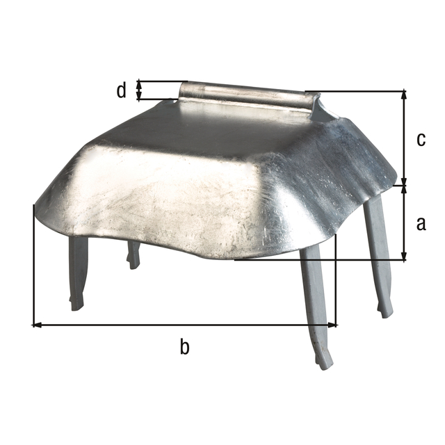 Auflaufstütze, mit vier angeschweißten Betonankern, Material: Stahl roh, Oberfläche: feuerverzinkt, zum Einbetonieren, Länge: 210 mm, Breite: 205 mm, Höhe: 55 mm, Anschlaghöhe: 10 mm, Ausführung: ungelocht Auflaufstütze, mit vier angeschweißten Betonankern, Material: Stahl roh, Oberfläche: feuerverzinkt, zum Einbetonieren, Länge: 210 mm, Breite: 205 mm, Höhe: 55 mm, Anschlaghöhe: 10 mm, Ausführung: ungelocht