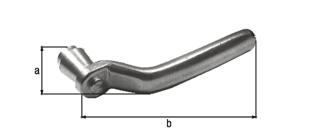 Türdrücker, links und rechts verwendbar, Material: Stahl roh, Oberfläche: verzinkt, silbergrau einbrennlackiert, Abstand: 45 mm, Breite: 120 mm Türdrücker, links und rechts verwendbar, Material: Stahl roh, Oberfläche: verzinkt, silbergrau einbrennlackiert, Abstand: 45 mm, Breite: 120 mm