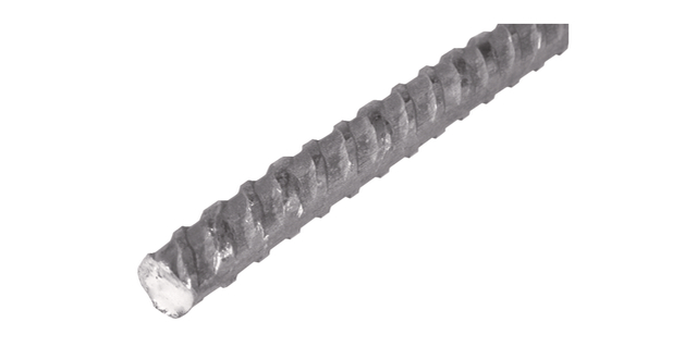 Steel bar for concrete, Material: raw steel, hot rolled, for setting in concrete, Diameter: 6 mm, Length: 1000 mm Steel bar for concrete, Material: raw steel, hot rolled, for setting in concrete, Diameter: 6 mm, Length: 1000 mm