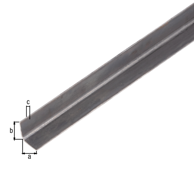 Angle profile, Material: raw steel, cold rolled, Width: 15 mm, Height: 15 mm, Material thickness: 1.2 mm, Type: equal sided, Length: 1000 mm Angle profile, Material: raw steel, cold rolled, Width: 15 mm, Height: 15 mm, Material thickness: 1.2 mm, Type: equal sided, Length: 1000 mm