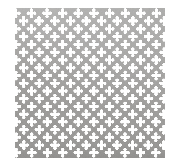 Lochblech, Lochung: Kreuzloch, Material: Aluminium, Oberfläche: silberfarbig eloxiert, Länge: 500 mm, Breite: 250 mm, Materialstärke: 1,00 mm
