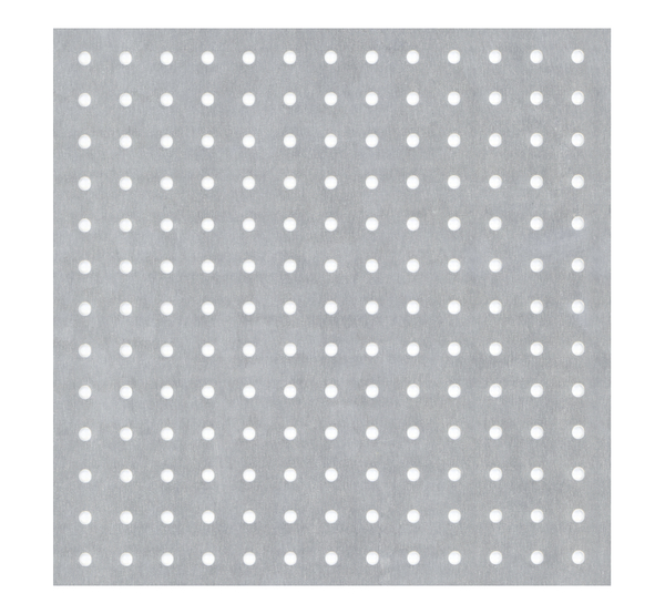 Lochblech, Lochung: rund, Material: Aluminium, Oberfläche: natur, Länge: 500 mm, Breite: 250 mm, Abstand Mitte - Mitte Loch: 15 mm, Materialstärke: 1,50 mm