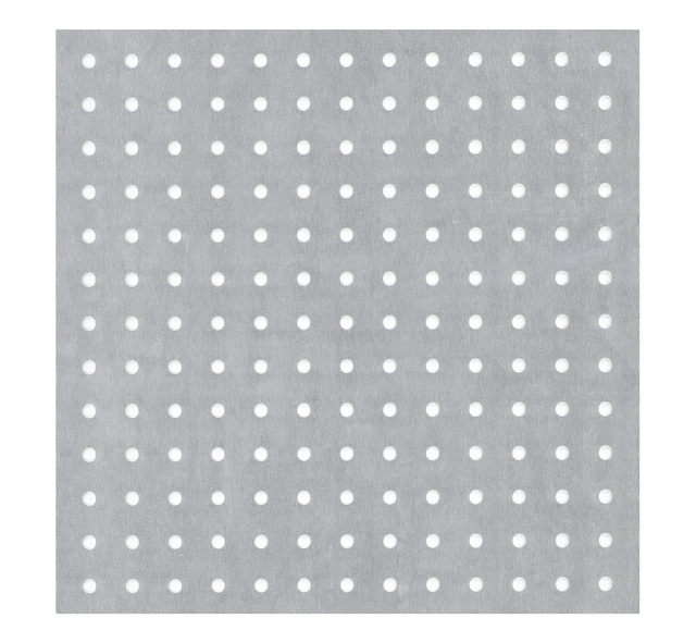 Perforated sheet, round holes, Material: Aluminium, Surface: untreated, Length: 500 mm, Width: 250 mm, Distance from middle to middle of hole: 15 mm, Material thickness: 1.50 mm