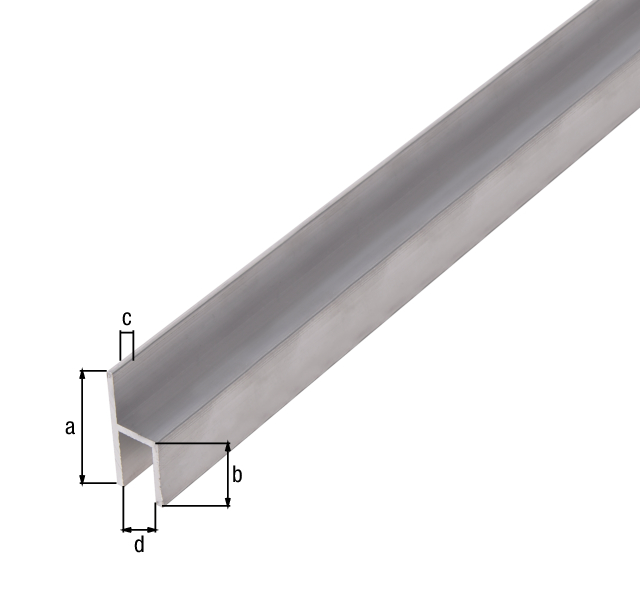 Stuhlprofil, Material: Aluminium, Oberfläche: silberfarbig eloxiert, Breite: 26 mm, Höhe: 11 mm, Materialstärke: 1,5 mm, lichte Breite: 8 mm, Länge: 1000 mm Stuhlprofil, Material: Aluminium, Oberfläche: silberfarbig eloxiert, Breite: 26 mm, Höhe: 11 mm, Materialstärke: 1,5 mm, lichte Breite: 8 mm, Länge: 1000 mm