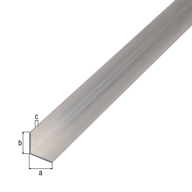 Profilé cornière, Matériau: Aluminium, Finition: brute, Largeur: 10 mm, Hauteur: 10 mm, Épaisseur du matériau: 1 mm, Version: côtés égaux, Longueur: 1000 mm Profilé cornière, Matériau: Aluminium, Finition: brute, Largeur: 10 mm, Hauteur: 10 mm, Épaisseur du matériau: 1 mm, Version: côtés égaux, Longueur: 1000 mm