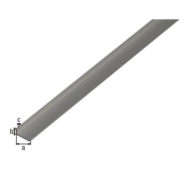 Kantenschutzprofil mit abgeschrägten Kanten, Material: Aluminium, Oberfläche: silberfarbig eloxiert, Breite: 14 mm, Höhe: 10 mm, Materialstärke: 1,5 mm, Länge: 1000 mm Kantenschutzprofil mit abgeschrägten Kanten, Material: Aluminium, Oberfläche: silberfarbig eloxiert, Breite: 14 mm, Höhe: 10 mm, Materialstärke: 1,5 mm, Länge: 1000 mm