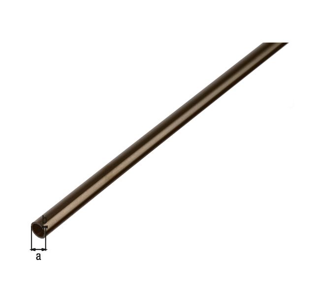 Perfil cilíndrico, Material: Acero inoxidable, Diámetro: 8 mm, Espesura del material: 1 mm, Longitud: 1000 mm Perfil cilíndrico, Material: Acero inoxidable, Diámetro: 8 mm, Espesura del material: 1 mm, Longitud: 1000 mm