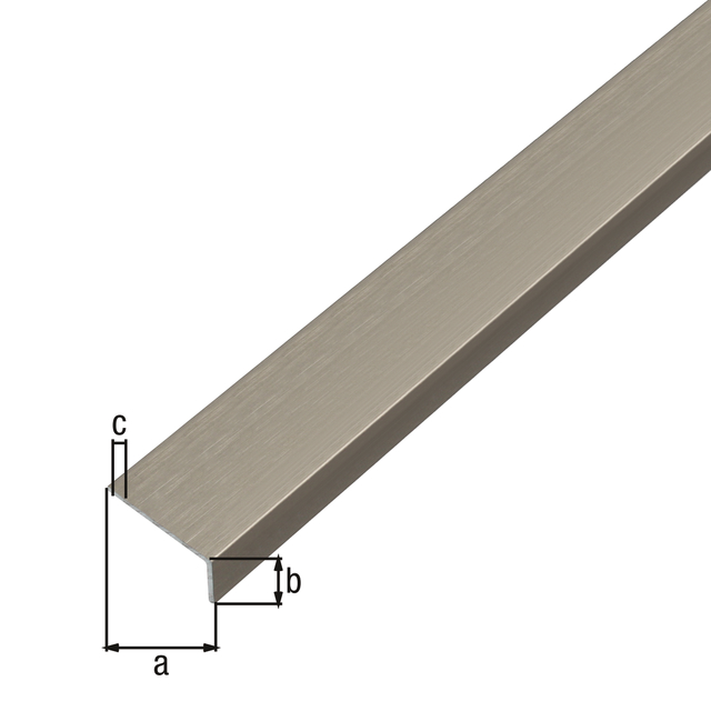 Cornière autoadhésive, avec film de protection, Matériau: Aluminium, Finition: design inox, foncé, Largeur: 20 mm, Hauteur: 10 mm, Épaisseur du matériau: 1 mm, Version: côtés inégaux, autoadhésive, Longueur: 1000 mm Cornière autoadhésive, avec film de protection, Matériau: Aluminium, Finition: design inox, foncé, Largeur: 20 mm, Hauteur: 10 mm, Épaisseur du matériau: 1 mm, Version: côtés inégaux, autoadhésive, Longueur: 1000 mm