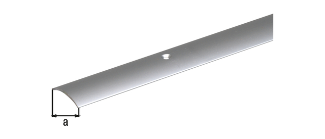 Coprisoglia, forata, con fori per viti incassate, Materiale: alluminio, superficie: anodizzata argento, Larghezza: 30 mm, Lunghezza: 900 mm, Altezza dal pavimento: 4,7 mm, Spessore del materiale: 1,00 mm, Con imballo self-service Coprisoglia, forata, con fori per viti incassate, Materiale: alluminio, superficie: anodizzata argento, Larghezza: 30 mm, Lunghezza: 900 mm, Altezza dal pavimento: 4,7 mm, Spessore del materiale: 1,00 mm, Con imballo self-service