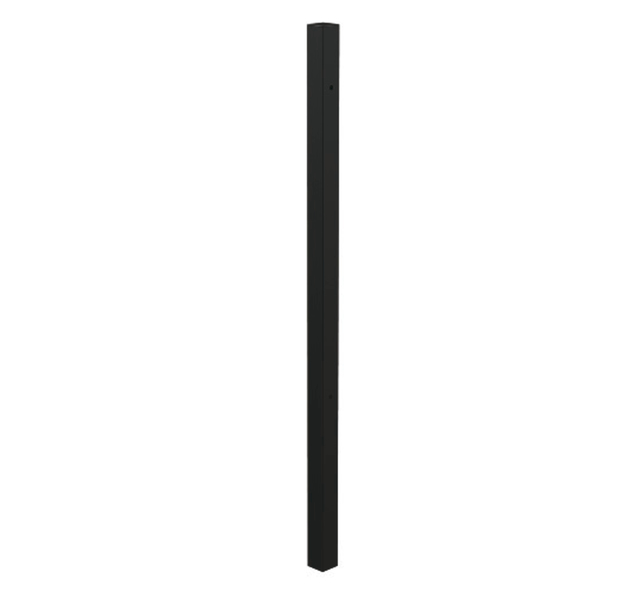 Klobenpfosten für Einzeltore aus Aluminium, Material: Aluminium, Oberfläche: matt schwarz kunststoffbeschichtet, zum Einbetonieren, Länge: 1500 mm, Torhöhe: 1000 mm, Pfostenstärke: 60 x 60 mm, Loch: Ø12,5 mm Klobenpfosten für Einzeltore aus Aluminium, Material: Aluminium, Oberfläche: matt schwarz kunststoffbeschichtet, zum Einbetonieren, Länge: 1500 mm, Torhöhe: 1000 mm, Pfostenstärke: 60 x 60 mm, Loch: Ø12,5 mm
