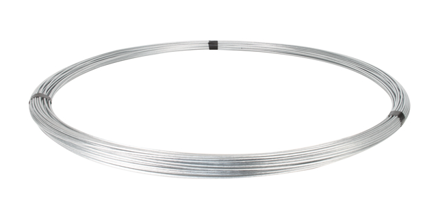Tension wire, Material: raw steel, Surface: galvanised, Contents per PU: 84 m, Length: 84 m, Wire Ø: 3.1 mm, 15-year warranty against rusting through Tension wire, Material: raw steel, Surface: galvanised, Contents per PU: 84 m, Length: 84 m, Wire Ø: 3.1 mm, 15-year warranty against rusting through