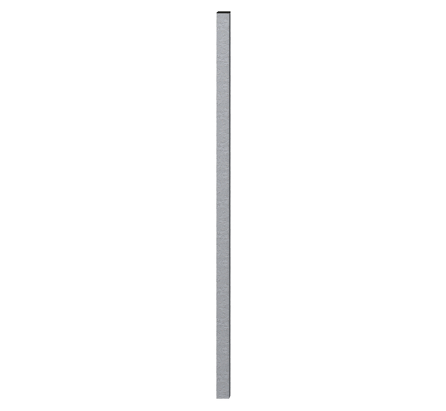 Fence post Madrid, Material: raw steel, Surface: hot-dip galvanised passivated, for setting in concrete, Length: 850 mm, Panel height: 495 mm, Post thickness: 40 x 40 mm, 15-year warranty against rusting through Fence post Madrid, Material: raw steel, Surface: hot-dip galvanised passivated, for setting in concrete, Length: 850 mm, Panel height: 495 mm, Post thickness: 40 x 40 mm, 15-year warranty against rusting through