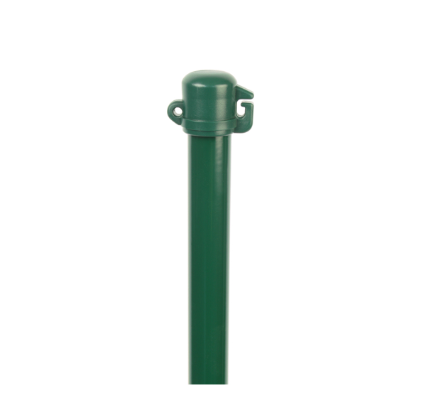 Universalstab, glatte Oberfläche, Material: Stahl roh, Oberfläche: zinkphosphatiert, grün kunststoffbeschichtet RAL 6005, Länge: 2000 mm, Pfosten-Ø: 16 mm, 10 Jahre Garantie gegen Durchrosten