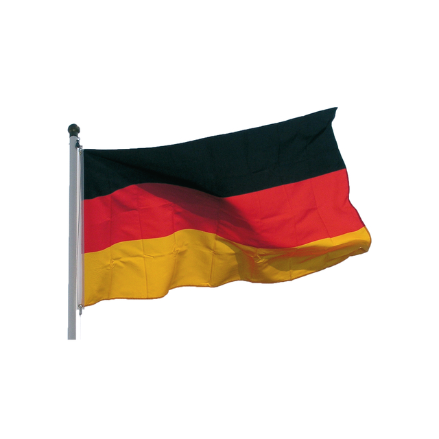 German flag, Material: polyester, colour: black / red / gold, Contents per PU: 1 Piece, Width: 1500 mm, Height: 900 mm, Retail packaged German flag, Material: polyester, colour: black / red / gold, Contents per PU: 1 Piece, Width: 1500 mm, Height: 900 mm, Retail packaged