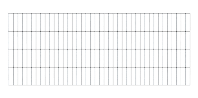 Doppelstab-Gittermatte, Typ 6/5/6, ohne Überstand, Material: Stahl roh, Oberfläche: feuerverzinkt, Breite: 2000 mm, Höhe: 800 mm, Maschenweite: 50 x 200 mm, 15 Jahre Garantie gegen Durchrosten Doppelstab-Gittermatte, Typ 6/5/6, ohne Überstand, Material: Stahl roh, Oberfläche: feuerverzinkt, Breite: 2000 mm, Höhe: 800 mm, Maschenweite: 50 x 200 mm, 15 Jahre Garantie gegen Durchrosten