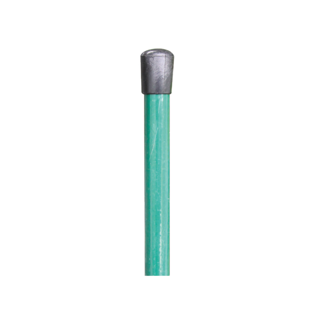 Fixing stake for flower border fence panels, Material: raw steel, Surface: green powder-coated, Length: 600 mm, Diameter: 10 mm Fixing stake for flower border fence panels, Material: raw steel, Surface: green powder-coated, Length: 600 mm, Diameter: 10 mm