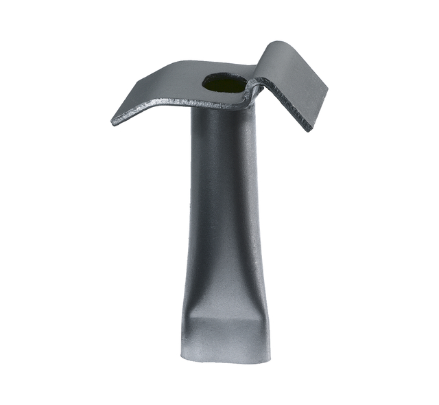 Gate stop for welded mesh gates, Material: raw steel, Surface: hot-dip galvanised, Type: drilled, 15-year warranty against rusting through Gate stop for welded mesh gates, Material: raw steel, Surface: hot-dip galvanised, Type: drilled, 15-year warranty against rusting through