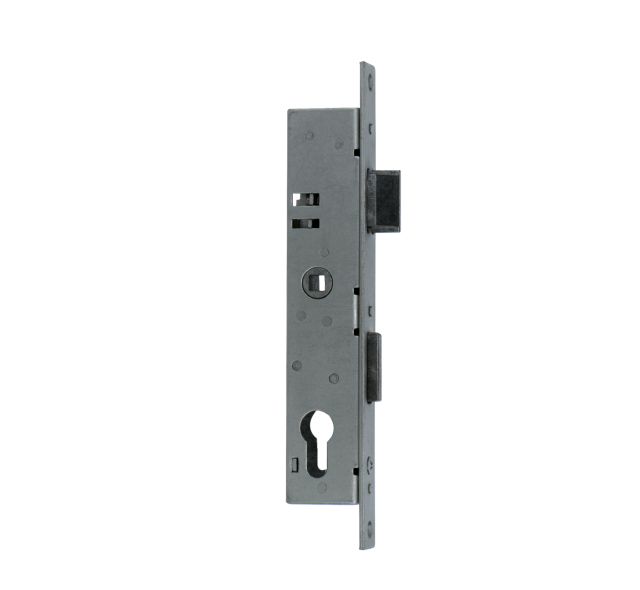 Einsteckschloss für Wellengittertore, Dornmaß 25 mm, Material: Stahl roh, Oberfläche: verzinkt, Breite: 24 mm, Tiefe Schlosskasten: 38 mm, Gesamthöhe: 243 mm, Höhe Schlosskasten: 197 mm, Entfernung: 72 mm Einsteckschloss für Wellengittertore, Dornmaß 25 mm, Material: Stahl roh, Oberfläche: verzinkt, Breite: 24 mm, Tiefe Schlosskasten: 38 mm, Gesamthöhe: 243 mm, Höhe Schlosskasten: 197 mm, Entfernung: 72 mm