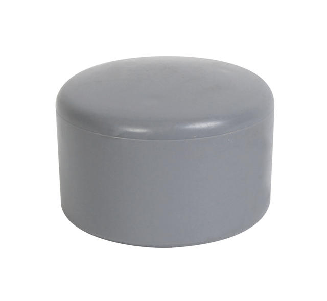 Post cap for round metal posts, Material: plastic, colour: grey, For posts-Ø: 42 mm Post cap for round metal posts, Material: plastic, colour: grey, For posts-Ø: 42 mm