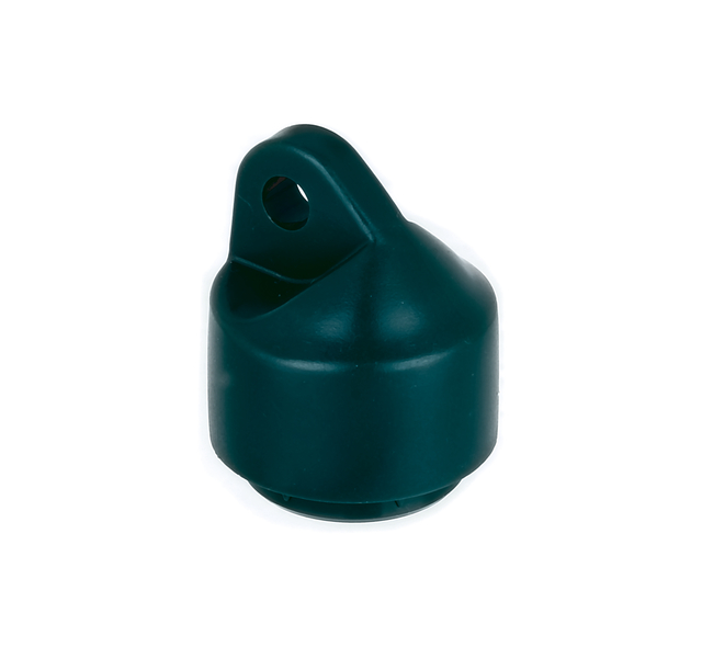 Brace cap for braces and tension bridges, Material: plastic, colour: green, For tube-Ø: 34 mm Brace cap for braces and tension bridges, Material: plastic, colour: green, For tube-Ø: 34 mm