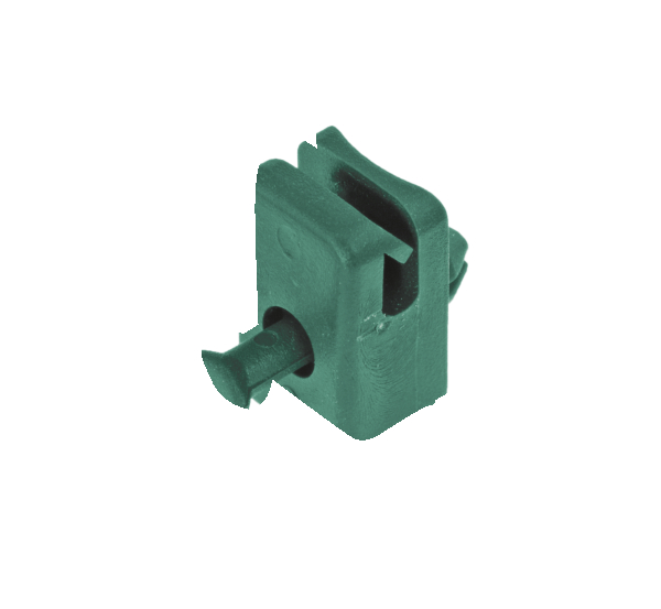 Tension wire holder with rivet pin, Material: plastic, colour: green, Contents per PU: 50 Piece Tension wire holder with rivet pin, Material: plastic, colour: green, Contents per PU: 50 Piece