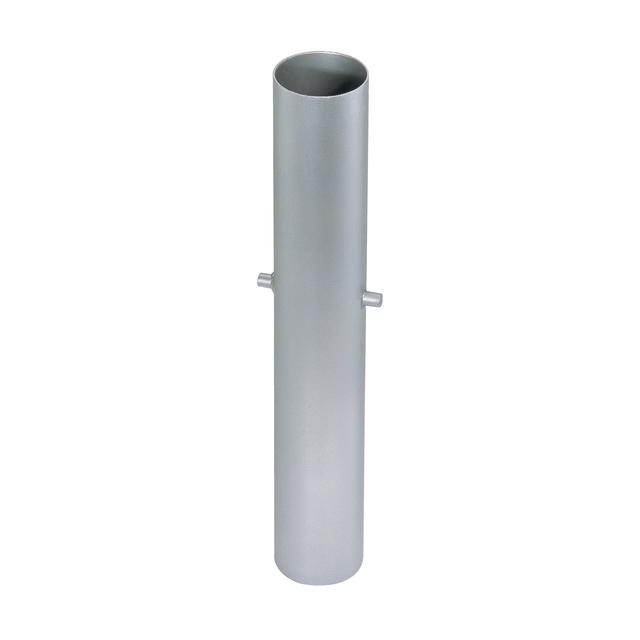 Ground sleeve for round bollards Passau, Bella, Rosenthal and Friedrichsthal, Material: raw steel, Surface: hot-dip galvanised passivated, for setting in concrete, Length: 400 mm Ground sleeve for round bollards Passau, Bella, Rosenthal and Friedrichsthal, Material: raw steel, Surface: hot-dip galvanised passivated, for setting in concrete, Length: 400 mm