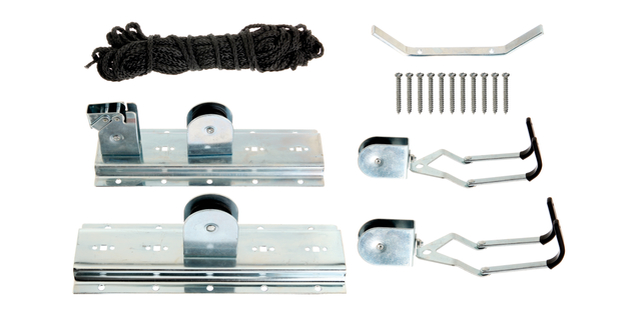 Bike Lift per fissaggio al soffitto, Materiale: acciaio grezzo, superficie: galvanizzata Bike Lift per fissaggio al soffitto, Materiale: acciaio grezzo, superficie: galvanizzata