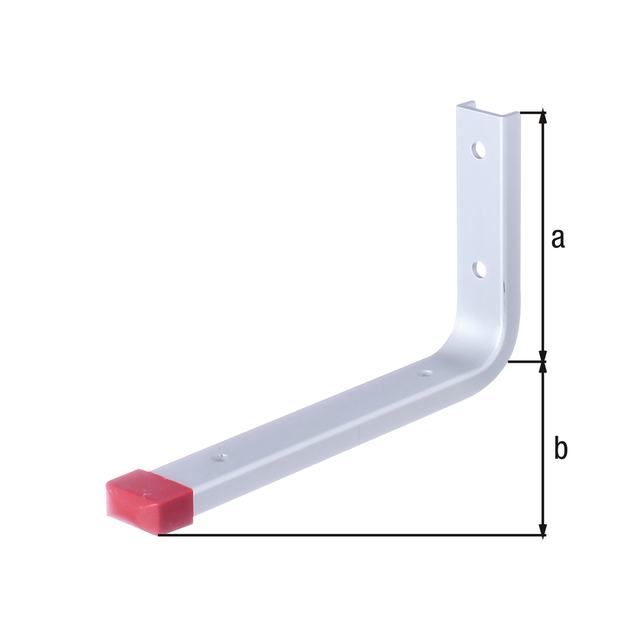 Wandhaken, gerade, Material: Aluminium, Tiefe: 160 mm, Höhe: 90 mm, Belastung max.: 15 kg, U-Profilbreite: 21,5 mm, U-Profilhöhe: 9 mm Wandhaken, gerade, Material: Aluminium, Tiefe: 160 mm, Höhe: 90 mm, Belastung max.: 15 kg, U-Profilbreite: 21,5 mm, U-Profilhöhe: 9 mm