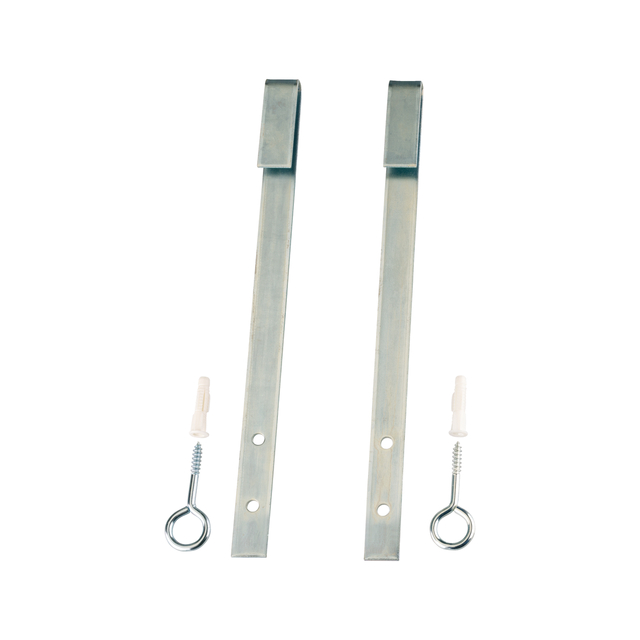 Verrou de sécurité pour soupirail, Matériau: Acier brut, Finition: galvanisée, Contenu par UV: 2 Pièce, Longueur: 300 mm, Acier plat: 20 x 2,5 mm, Emballé SB Verrou de sécurité pour soupirail, Matériau: Acier brut, Finition: galvanisée, Contenu par UV: 2 Pièce, Longueur: 300 mm, Acier plat: 20 x 2,5 mm, Emballé SB