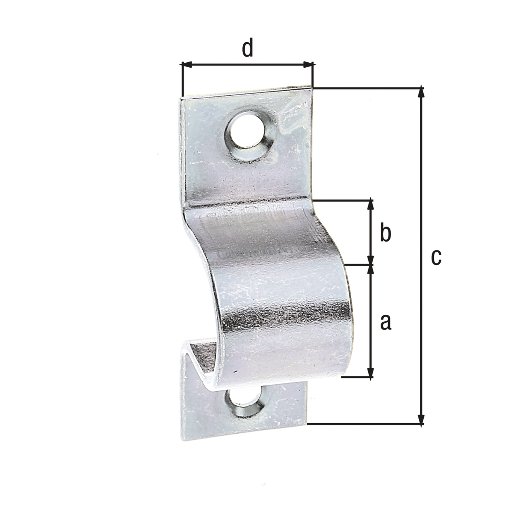 Gâche, avec trous de vis fraisés, Matériau: Acier brut, Finition: galvanisée passivée, avec trous de vis fraisés, Contenu par UV: 2 Pièce, largueur: 18 mm, Hauteur d'ouverture: 24 mm, Longueur totale: 58 mm, Largeur totale: 20 mm, Nombre de trous: 2, Trou: Ø5 mm, Emballé SB